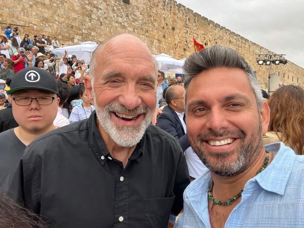 Chaim with Lou Engle
